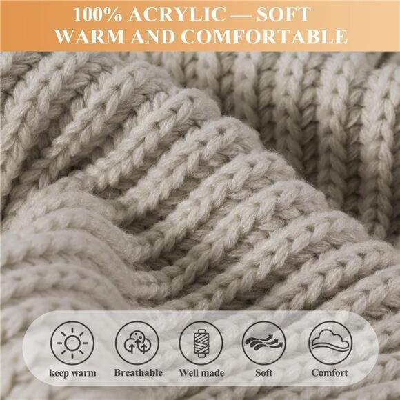 Winter Scarf, Gloves, and Hat Set for Women - Picture 5 of 7